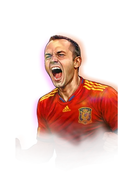 Iniesta 74 World Tour Silver Superstar LW FC 26 card
