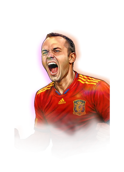 Iniesta 74 World Tour Silver Superstar LW FC 26 card