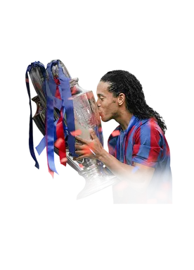 Ronaldinho 95 Trophy Titans ICON LW FC 26 card