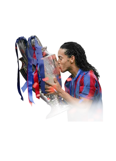 Ronaldinho 95 Trophy Titans ICON LW FC 26 card