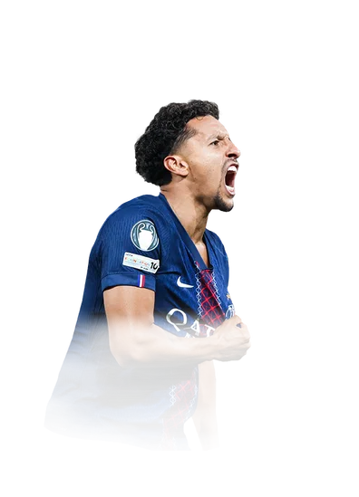 Marquinhos 96 UEFA Champions League Road to the Final CB FC 26 card