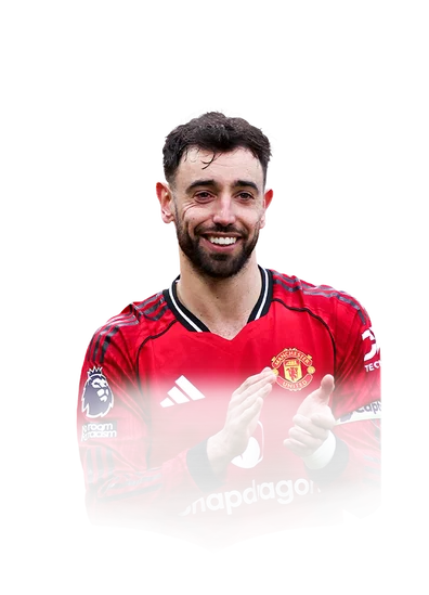 Bruno Fernandes 89 Team of the Week CAM FC 26 card