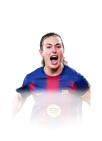 Alexia Putellas 96 Team of the Season CM FC 26 card
