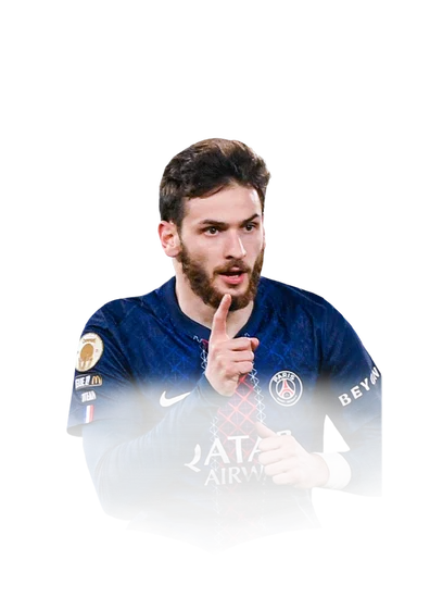 Kvaratskhelia 94 TOTS Honourable Mentions LW FC 26 card