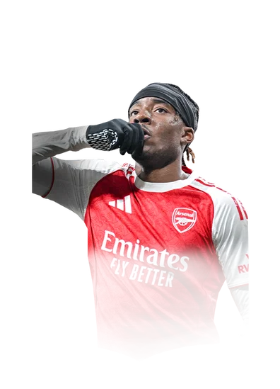Madueke 90 Showdown Upgrade RW FC 26 card