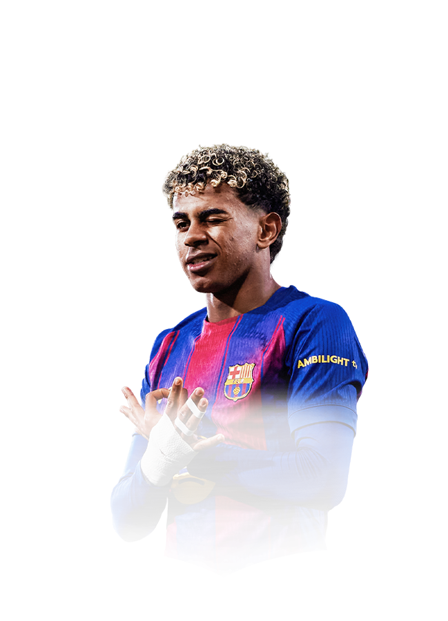 Lamine Yamal op de 92 TOTY Honourable Mentions FC 27-spelerskaart