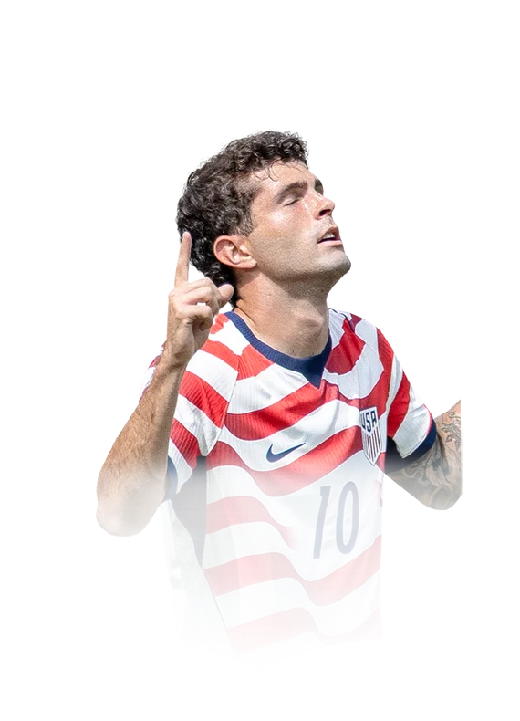 Pulisic 96 Festival of Football: Path to Glory RW FC 26 card