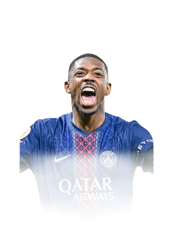 Dembélé 91 Team of the Week ST FC 26 card