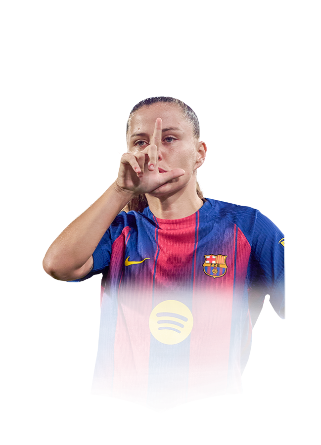 Claudia Pina op de 95 Team of the Year FC 27-spelerskaart