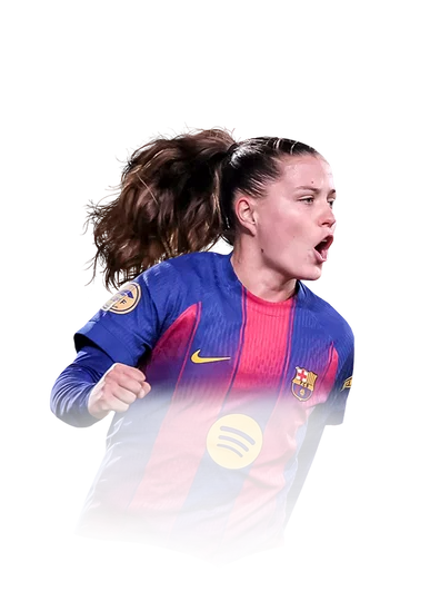 Claudia Pina 97 Team of the Season Champions LW FC 26 card