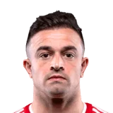 Shaqiri 78 Rare CAM FC 26 card