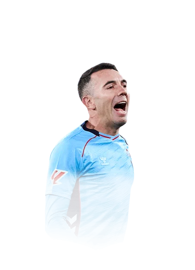 Iago Aspas 86 Team of the Week RW FC 26 card