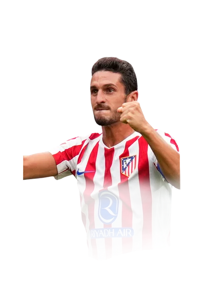 Koke 84 Team of the Week CM FC 26 card