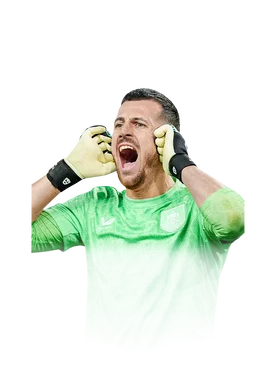 Dúbravka 86 Team of the Week GK FC 26 card