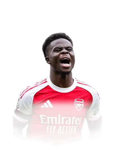 Saka 90 Unbreakables RW FC 26 card