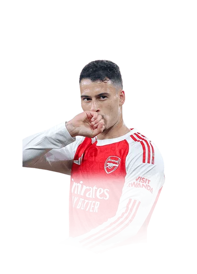 Gabriel Martinelli 87 Showdown Upgrade LW FC 26 card
