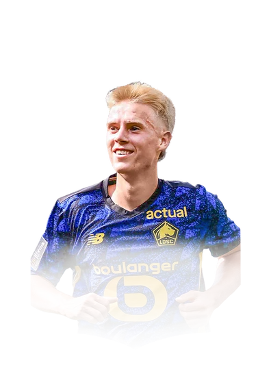 Haraldsson 85 Winter Wildcards Red CAM FC 26 card