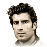 Luís Figo 89 Icon RW FC 26 card
