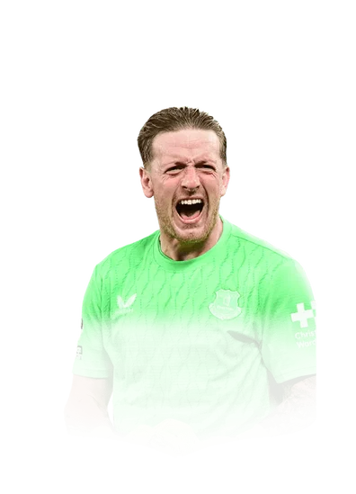 Pickford 86 Team of the Week GK FC 26 card