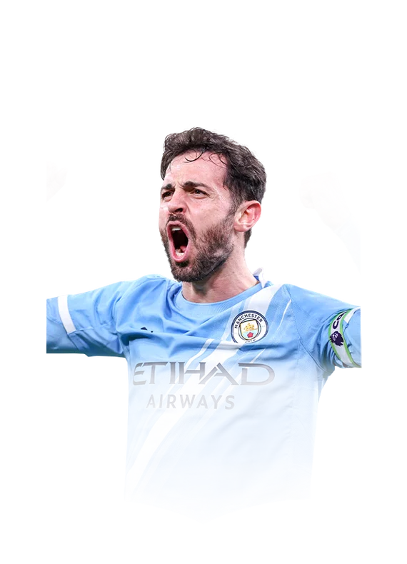 Bernardo Silva 86 Team of the Week CM FC 26 card