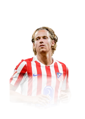 Marcos Llorente 87 Winter Wildcards Red RB FC 26 card