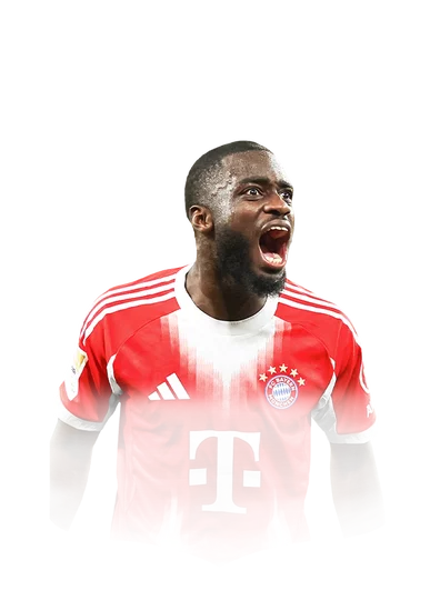 Upamecano 93 Team of the Season CB FC 26 card