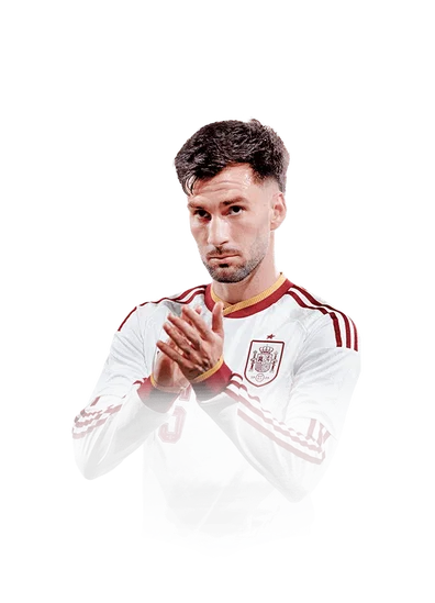 Álex Baena 95 Festival of Football: National Pride Red LM FC 26 card