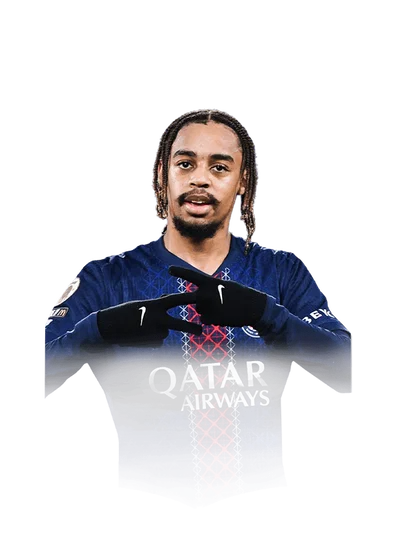 Barcola 90 FUT Birthday LW FC 26 card