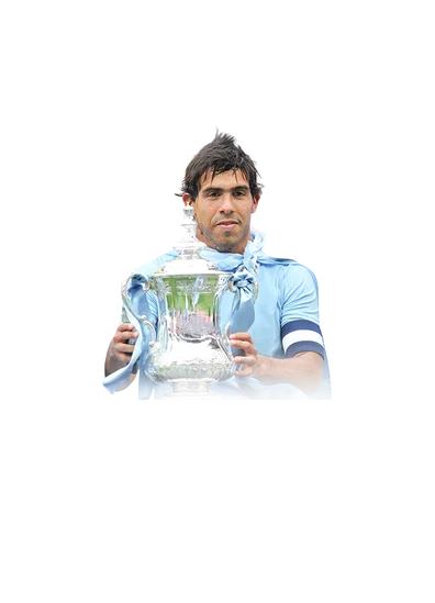 Tévez 93 Trophy Titans Hero ST FC 26 card