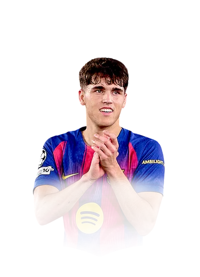 Pau Cubarsí 91 UEFA Champions League Road to the Final CB FC 26 card