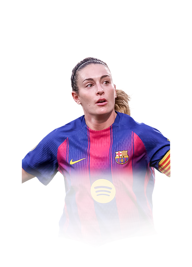 Alexia Putellas op de 95 Team of the Year FC 27-spelerskaart