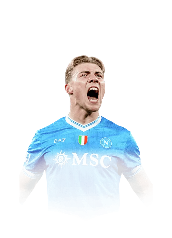 Højlund 83 Team of the Week ST FC 26 card