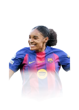 Salma Paralluelo 96 UEFA Women's Champions League Road to the Final LW FC 26 card