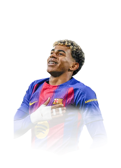 Lamine Yamal 91 POTM LALIGA EA SPORTS RW FC 26 card