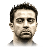 Xavi op de 91 Base Icon FC 27-spelerskaart