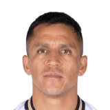 Alexis Sánchez op de 75 Common FC 27-spelerskaart