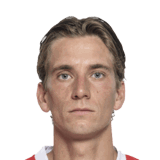 Dennis Praet op de 74 Common FC 27-spelerskaart
