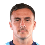 Josh Scowen op de 66 Common FC 27-spelerskaart