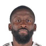 Antonio Rüdiger op de 83 Common FC 27-spelerskaart