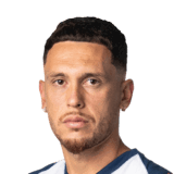Lucas Ocampos op de 76 Common FC 27-spelerskaart