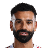 Mohamed Salah op de 87 Fantasy FUT ON FC 27-spelerskaart