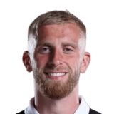Oli McBurnie op de 75 Common FC 27-spelerskaart