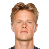 Jeppe Tverskov op de 76 Common FC 27-spelerskaart