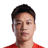 Yue Xin op de 56 Common FC 27-spelerskaart