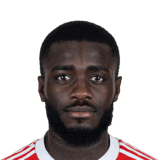 Dayot Upamecano op de 87 Common FC 27-spelerskaart