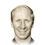 Bobby Charlton op de 92 Base Icon FC 27-spelerskaart