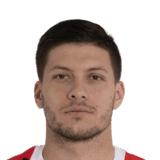 Luka Jović op de 77 Common FC 27-spelerskaart