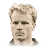 Dennis Bergkamp op de 90 Base Icon FC 27-spelerskaart