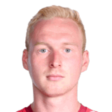 Luke Hemmerich op de 64 Common FC 27-spelerskaart