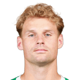 Nikolai Baden Frederiksen op de 66 Common FC 27-spelerskaart